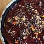 reeses pieces no-bake peanut butter pie