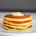 Baked Occasionally September - Orange Pancakes with Honey Butter